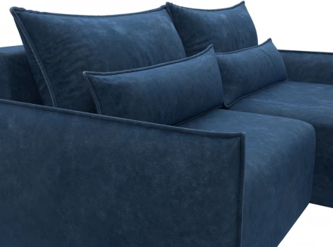 Диван угловой Лига-051 НПБ угол универсальный Лига Диванов (Велюр) арт.128719