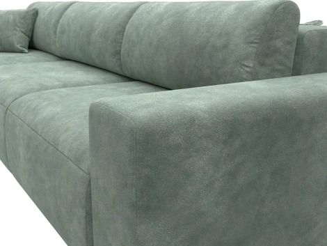 Диван угловой Лига-036 НПБ Классик Лонг левый угол Лига Диванов (Велюр) арт.127786L