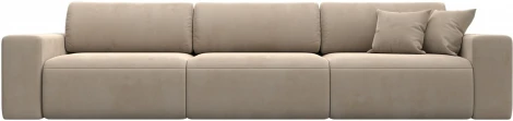 Диван прямой Лига-036 НПБ Классик Лонг (Бежевый/Велюр) Лига Диванов арт.121322