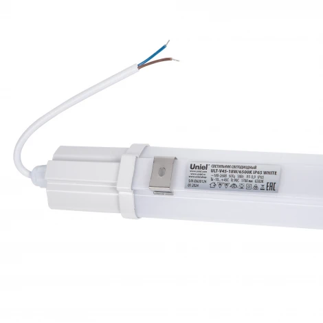 Светильник линейный светодиодный линейный 6500K Uniel ULT-V45-18W/6500K IP65 WHITE