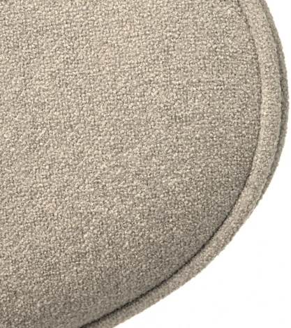 Стул полубарный Bradexhome Lucas 3 латте букле ножки цвета орех