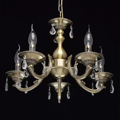Подвесная люстра MW-Light Аврора 371011605 (220V, на цепи, подсвечник, свеча)