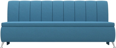 Диван кухонный прямой Кантри (Голубой/Рогожка) Лига Диванов арт.123829