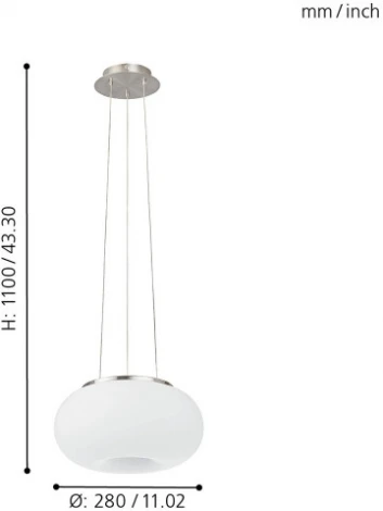 Подвесной светильник Eglo Optica 86813