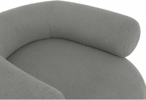 Кресло Tirella вращающееся ОГОГО (арт.833538), (Искусственный мех/Серый)