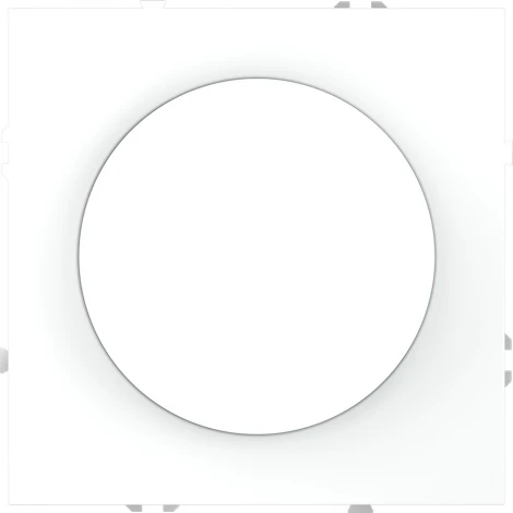 Диммер поворотно-нажимной 600 Вт (белый матовый) Voltum S70 VLS070302