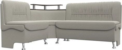 Диван кухонный угловой Сидней левый угол (Бежевый/Рогожка) Лига Диванов арт.125900L