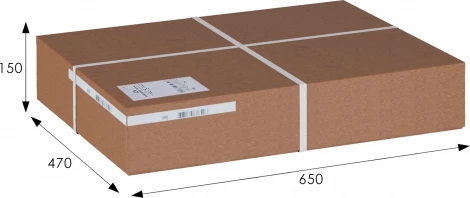 Тумбочка Джульетта 2 ящ. серый ясень Л Mebelik арт.008986