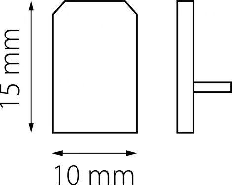 Комплект заглушек концевых для треков Lightstar Linea 506167