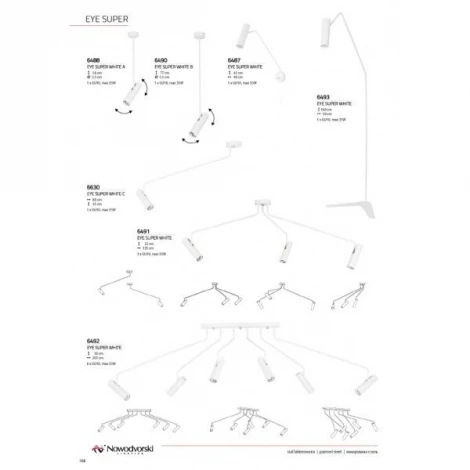 Потолочная люстра Nowodvorski Eye Super 6491 (220V)