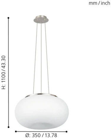 Подвесной светильник Eglo Optica 86814