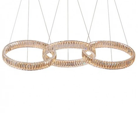 Подвесной светодиодный светильник Newport 8240 8243N/S chrome (220V, на тросе, кольцо)