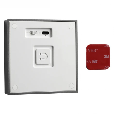 Светильник накладной сенсорный для лестниц Novotech Vespera 359710 серый IP20  LED 0.4W 3000К 1000mAh Li-ion, 5V