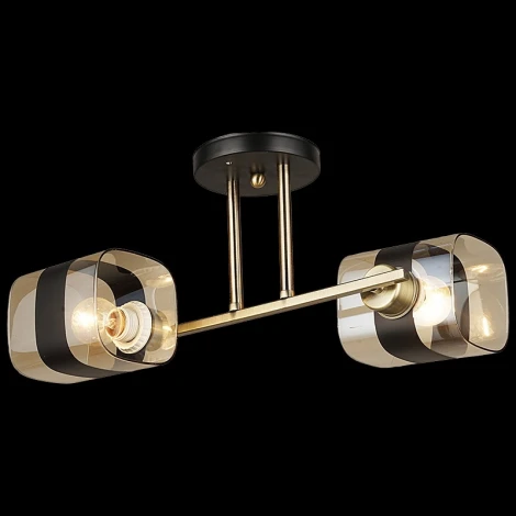 Потолочная люстра на штанге Reluce 04223-0.3-02 AB+BK (220V)