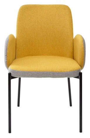 Стул M-City NIKKI VF106 желтый / VF120 серый