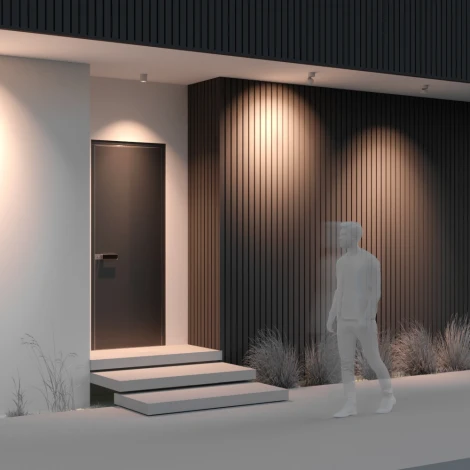 Уличный потолочный светильник Maytoni Spin O310CL-L7W3K (LED, 220V, круглые, IP54)