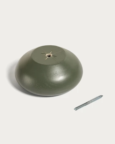 Nadue Набор из 3 настенных крючков из массива бука с зеленой отделкой La Forma (ex Julia Grup) арт.148227