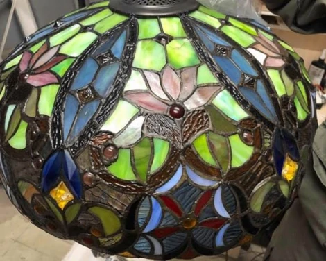 Подвесная люстра Velante 825-806-03 (220V, на цепи, цветы, круглые)