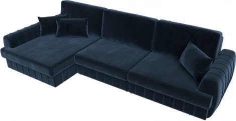 Диван угловой Лига-057 НПБ Лонг угол левый Лига Диванов (Велюр) арт.129305L