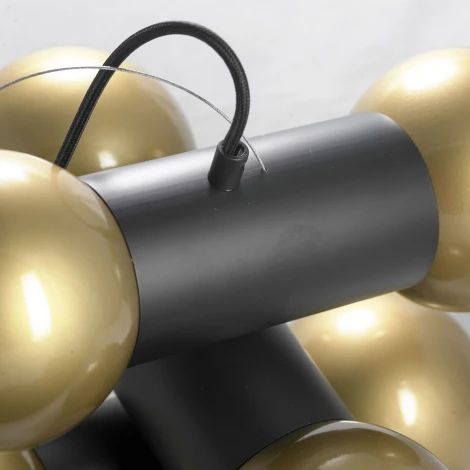 Подвесной светильник Lussole Loft Truman LSP-8146 (220V, на тросе, шарики, IP21)