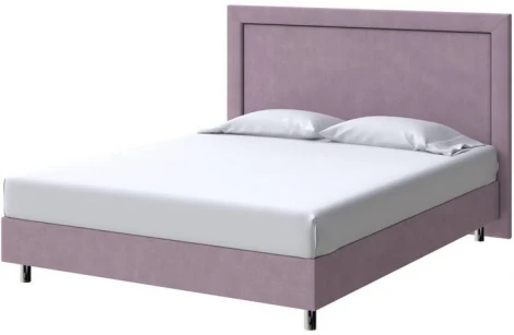 PROxSON Кровать London Boxspring Standart (Ткань: Рогожка Тетра Слива) 160x200