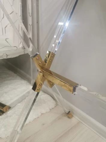 Консоль IST-CASA Джорджия MH-10ST, 120х40х76 см, прозрачный