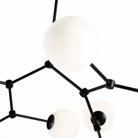 Потолочная люстра на штанге ST Luce Chieti SL1506.403.08 (220V, шарики)