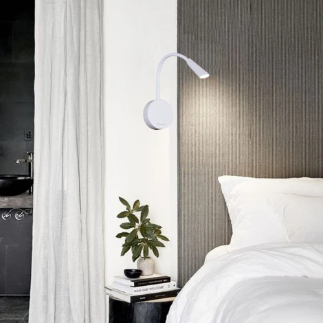 Настенный светильник с выключателем светодиодный для чтения Reluce 86204-9.2-001MN LED5W WT (220V)