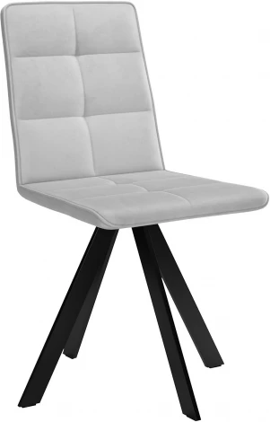 Стул DikLine 230 поворотный B22 GREY, ножки черные