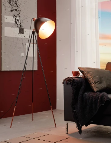 Торшер на треноге Eglo Chester 49386 (220V, выключатель)