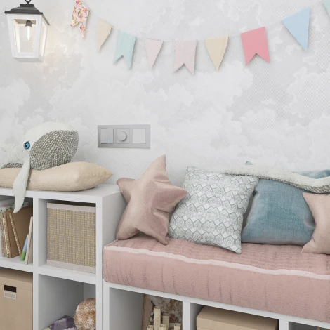 Рамка на 3 поста Aluminium (алюминий) Werkel W0031706 (a050950)