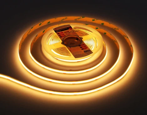 Светодиодная лента COB 528Led/14W m/ 24V IP20 3000K/ 5m*10mm*2mm (2 конт.) Ambrella Illumination GS4751