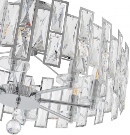 Потолочная люстра на штанге Arte Milano Sorrento-4209 374209/8/80/560 CR (220V, круглые)