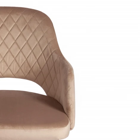 Кресло VALKYRIA (mod. 711) бежевый barkhat 5/черный (ткань/металл)