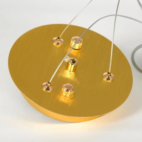 Подвесная люстра Lussole Mesa LSP-8851 (220V, хрусталь, на тросе, ветки)