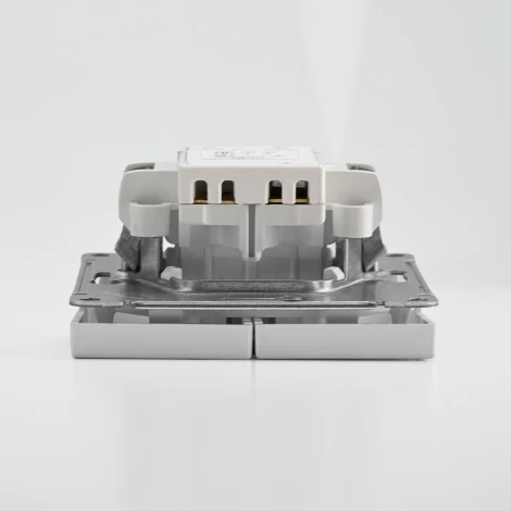 Выключатель жалюзи двухклавишный (лотос) Systeme Electric GAL001319
