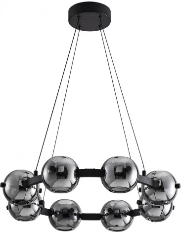 Подвесной светильник Arte Lamp Markab A2471LM-16BK (LED, 220V, на тросе, шарики)