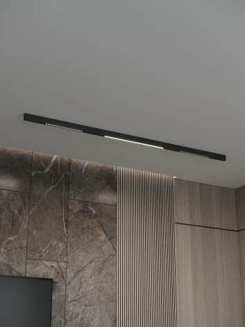 Трековая система в сборе магнитная накладная 48V 60W Hesby Lighting ElDeko HSBL_kompl_E008_NI2B3K