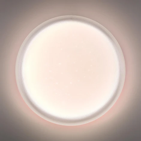 Настенно-потолочный светильник Sonex Jolly 7775/DLN пластик/белый "зв. небо" LED 48Вт 3000/4000/6000К (для детской, 220V, круглые, звездное небо, IP43)