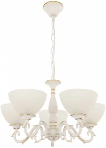 Подвесная люстра Arte Milano AM340518 340518/5 WT+G (220V, на цепи)