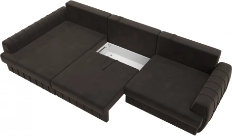 Диван угловой Лига-057 НПБ Лонг угол левый Лига Диванов (Велюр) арт.129301L