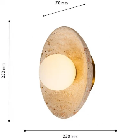 Настенный светильник F-Promo Action 4753-1W (220V, шар)