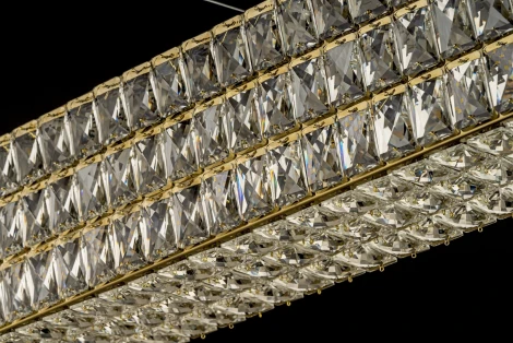 Подвесная люстра Arti Lampadari Lioni E 1.5.100x16.100 G (220V, хрусталь, на тросе)