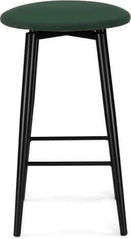 Барный стул Woodville Гангток крутящийся изумруд / черный матовый