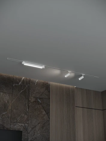 Трековая система в сборе встраиваемая однофазная 220V Hesby Lighting Skylite №5 HSBL_kompl_S005_VI2W3K