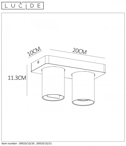 Спот Lucide Nigel 09929/10/31 (220V)