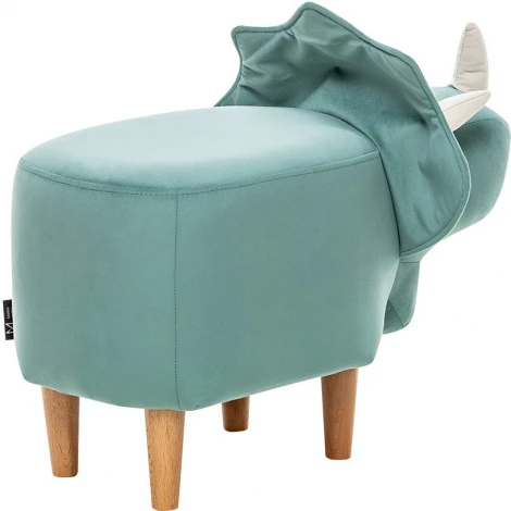 Пуф Leset Dino COMBI (Фанера,Массив дерева,Велюр/Зеленый,Белый) арт.2500000189968