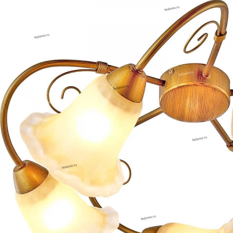 Потолочная люстра Arte Lamp Mormorio A9361PL-5BR