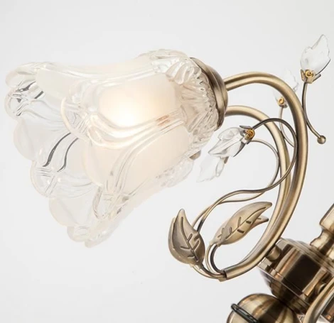 Подвесная люстра Eurosvet 30009 30009/5 античная бронза