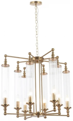 Подвесная люстра Crystal Lux TOMAS SP8 D650 BRASS (220V, на цепи)
